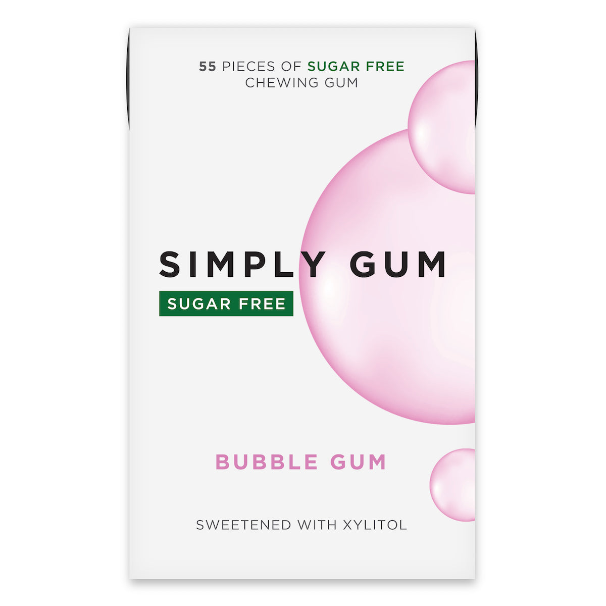 Sugar Free Bubble Gum- 55 Piece Bulk Pack