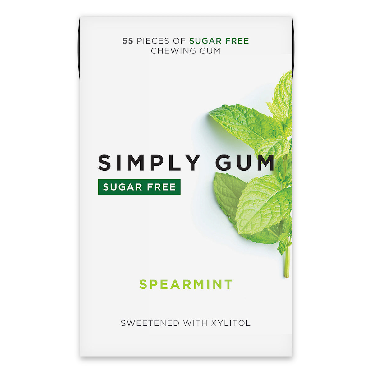 Sugar Free Spearmint Gum- 55 Piece Bulk Pack