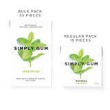 Spearmint Gum- 55 Piece Bulk Pack